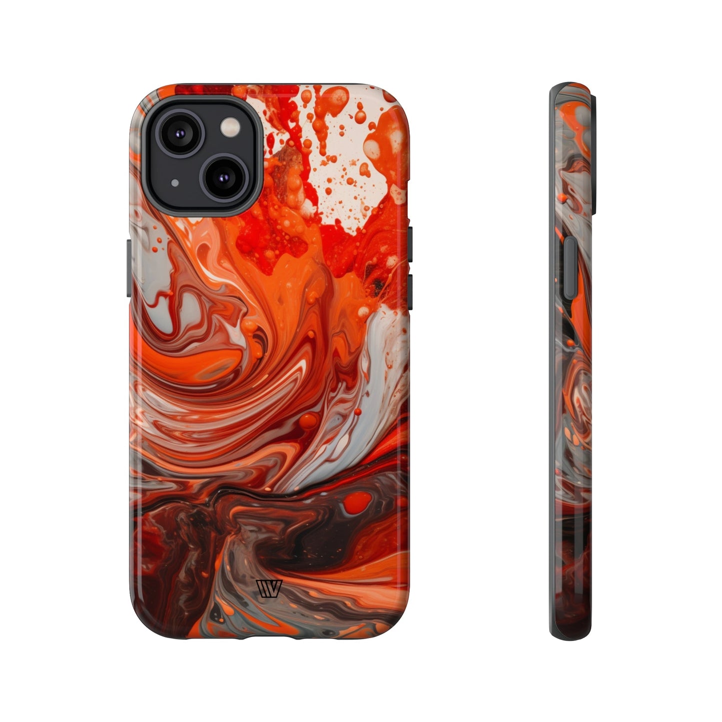 WHITE FIRE PAINT SWIRL | Tough Phone Case