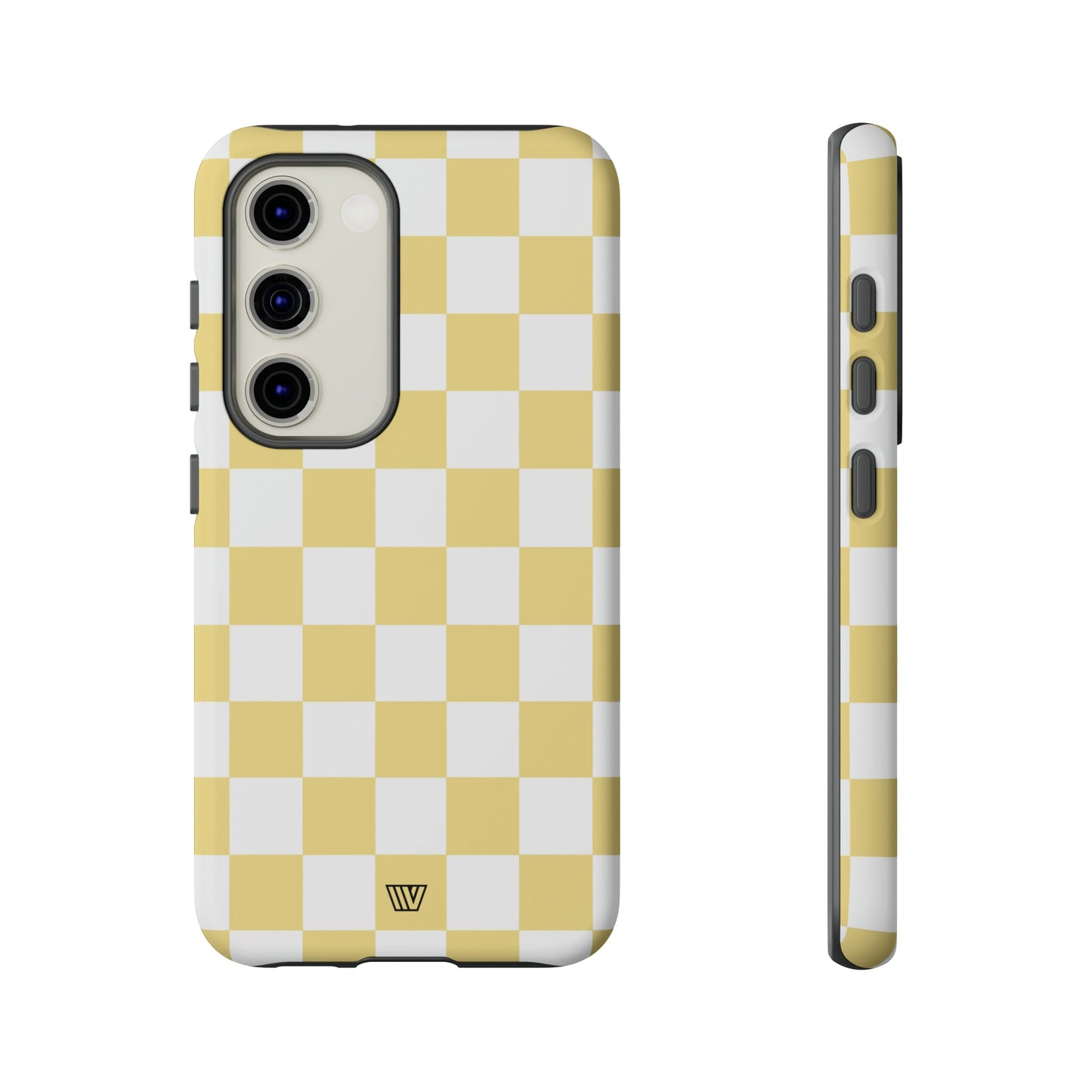 BANANA YELLOW CHECKERBOARD | Tough Phone Case