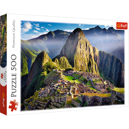 500 Piece Jigsaw Puzzles, Historic Sanctuary of Machu Picchu, Puzzles of Peru, Inca Ruins and Archeological Puzzles, Adult Puzzles, Trefl 37260