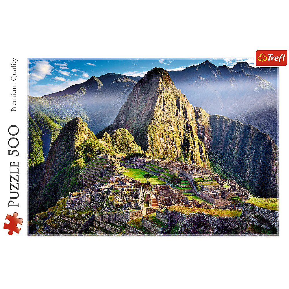 500 Piece Jigsaw Puzzles, Historic Sanctuary of Machu Picchu, Puzzles of Peru, Inca Ruins and Archeological Puzzles, Adult Puzzles, Trefl 37260