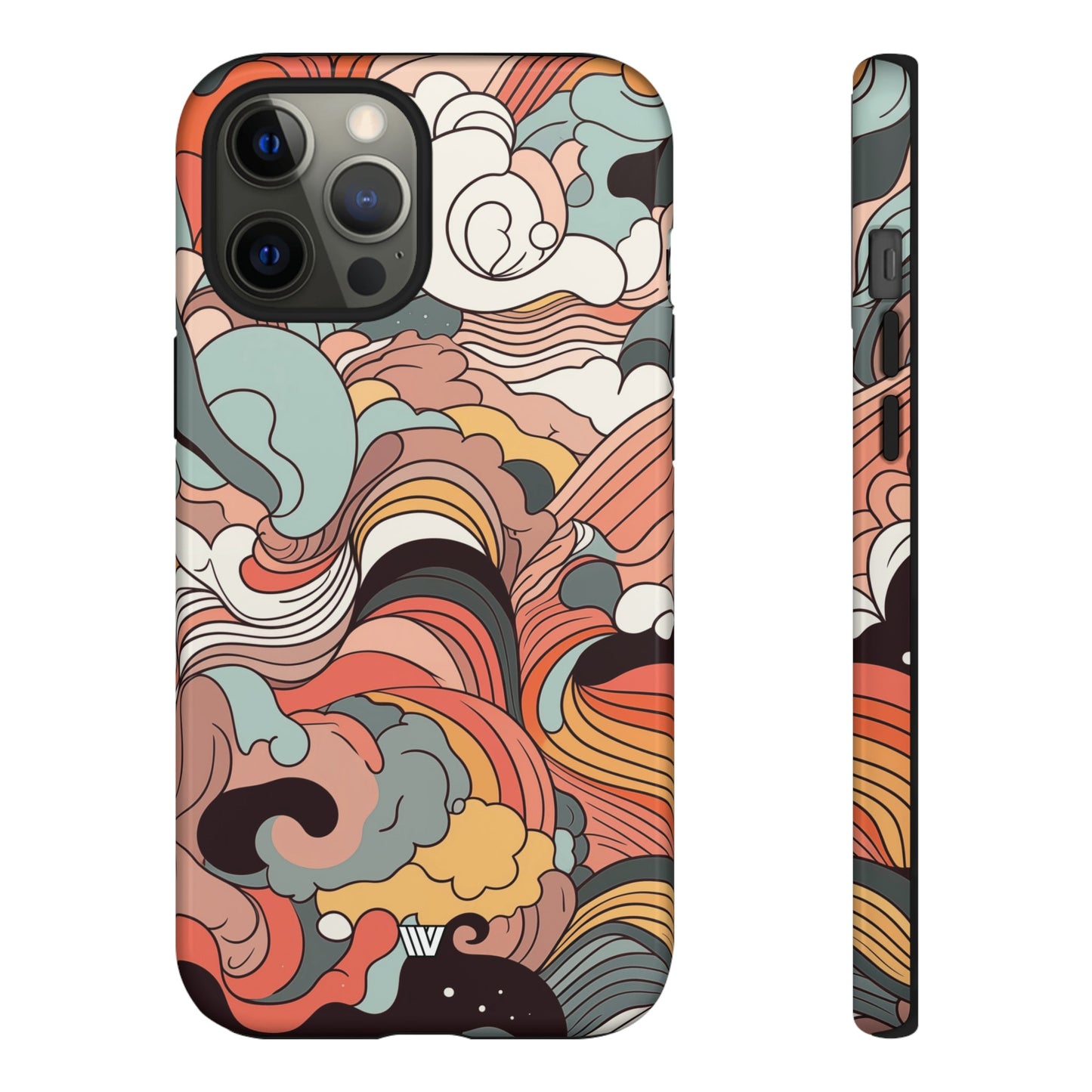 ABSTRACT DOODLE CLOUDS | Tough Phone Case