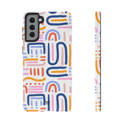 MEMPHIS BOLD LINES | Tough Phone Case