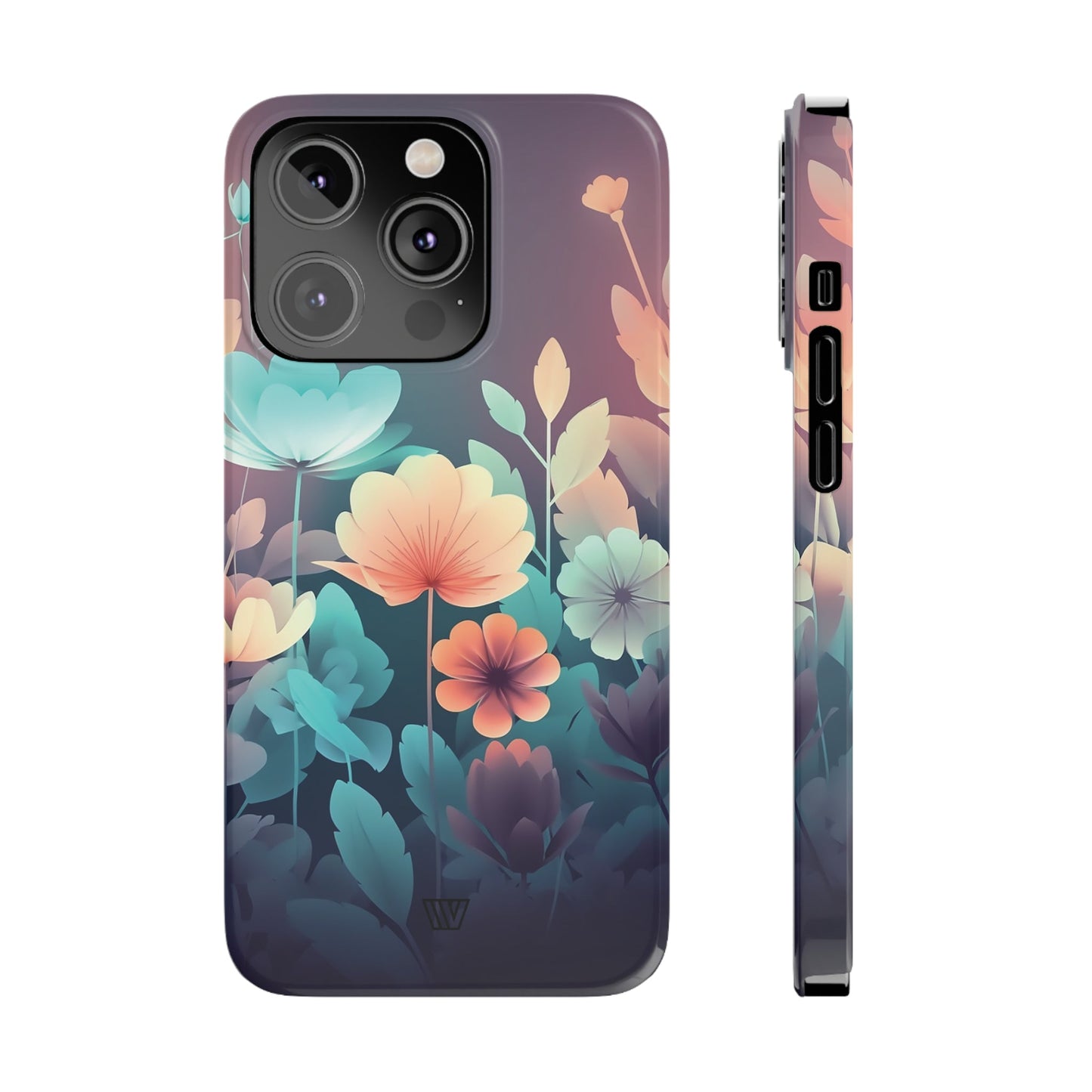 MIDNIGHT FLOWERS | Slim iPhone Case