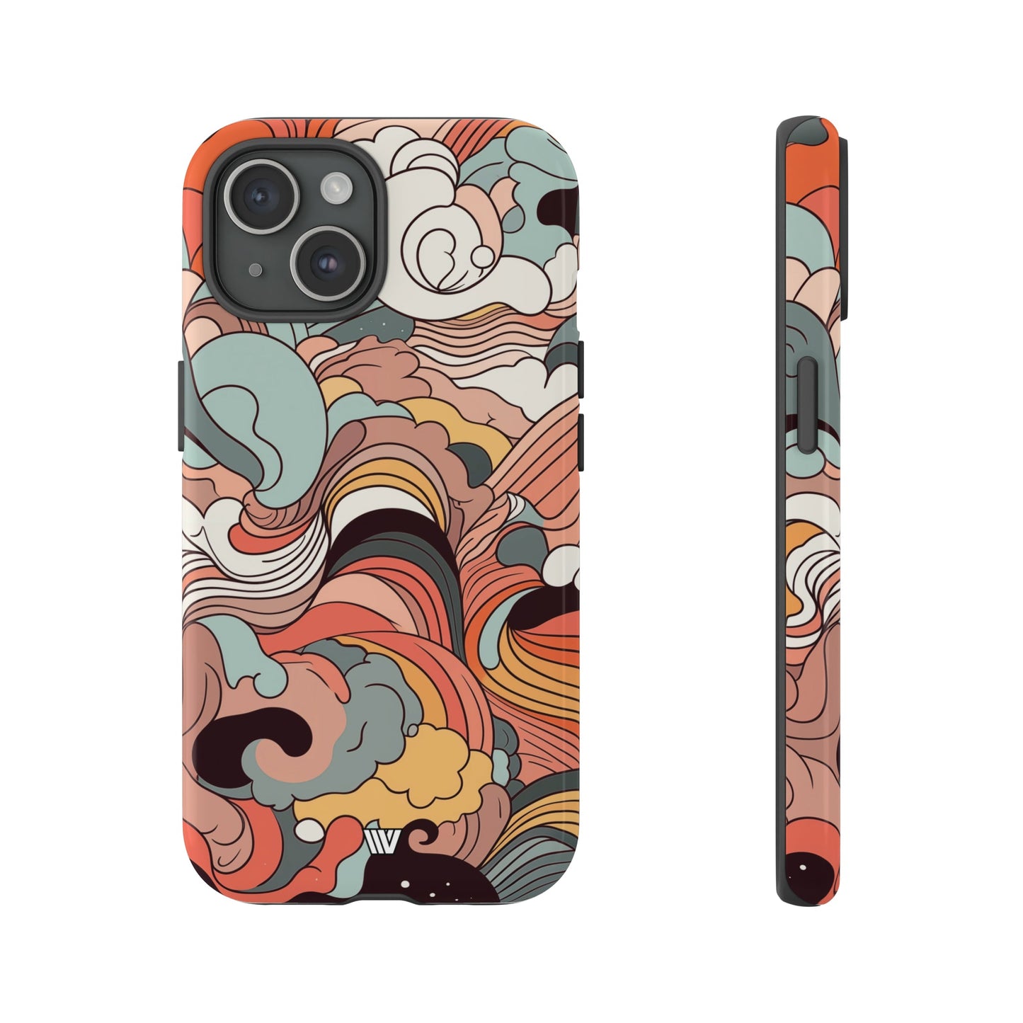 ABSTRACT DOODLE CLOUDS | Tough Phone Case