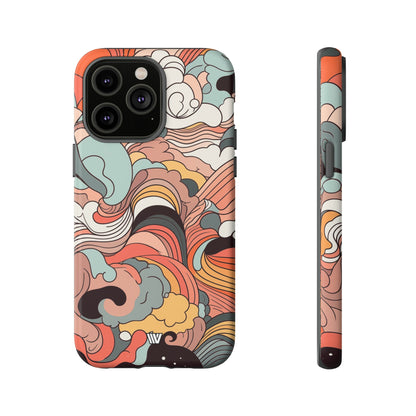 ABSTRACT DOODLE CLOUDS | Tough Phone Case