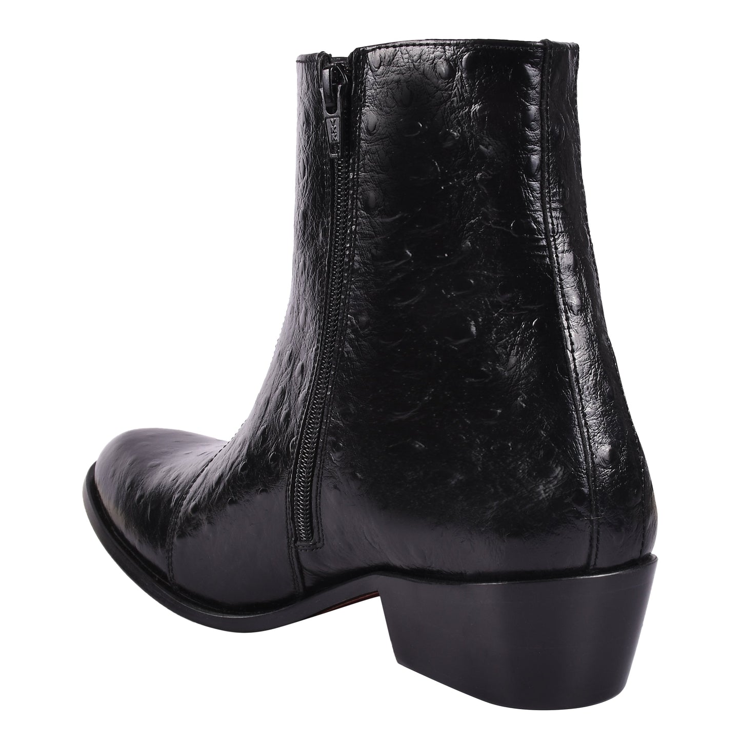 Jazzy Jackman Leather Print Ankle Length Boots