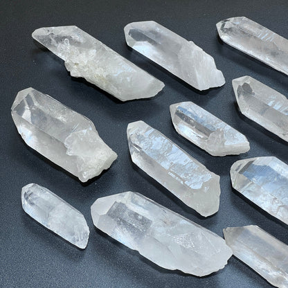 Clear Quartz Crystal Points (5 Kilos)(11 Lbs) Wholesale Bulk Lot Brazil Raw Crystals