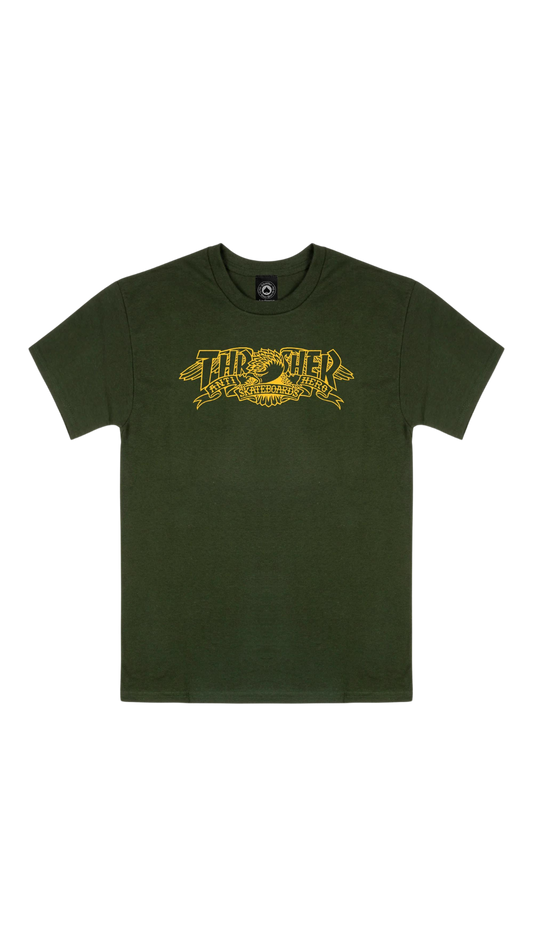 Thrasher X Anti-Hero Mag Banner Tee