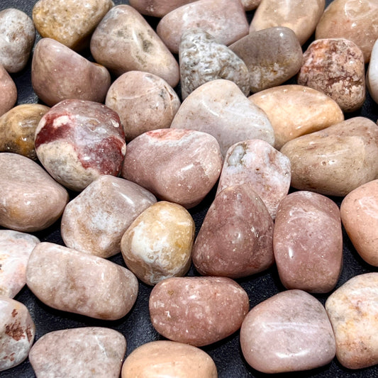 Pink Amethyst Tumbled (1 LB) One Pound Bulk Wholesale Lot Polished Natural Gemstones Healing Crystals And Stones