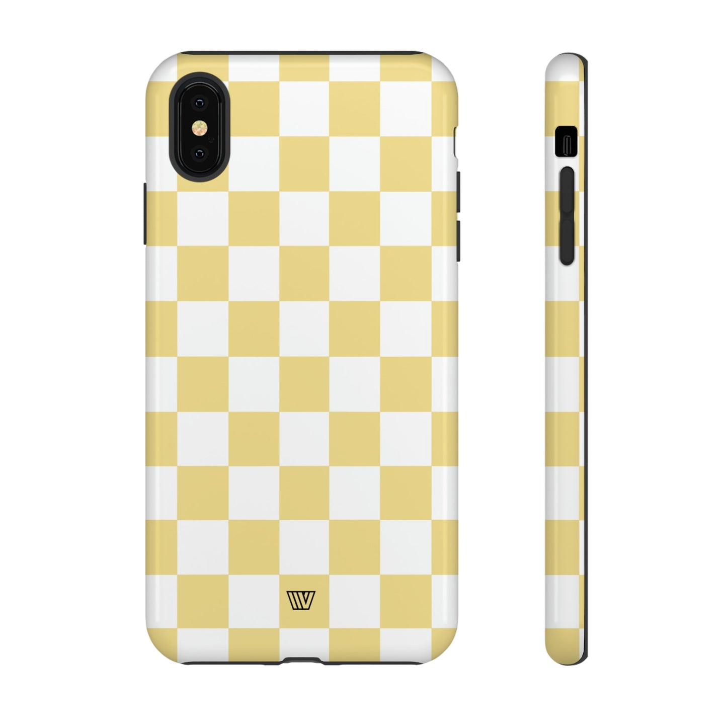 BANANA YELLOW CHECKERBOARD | Tough Phone Case