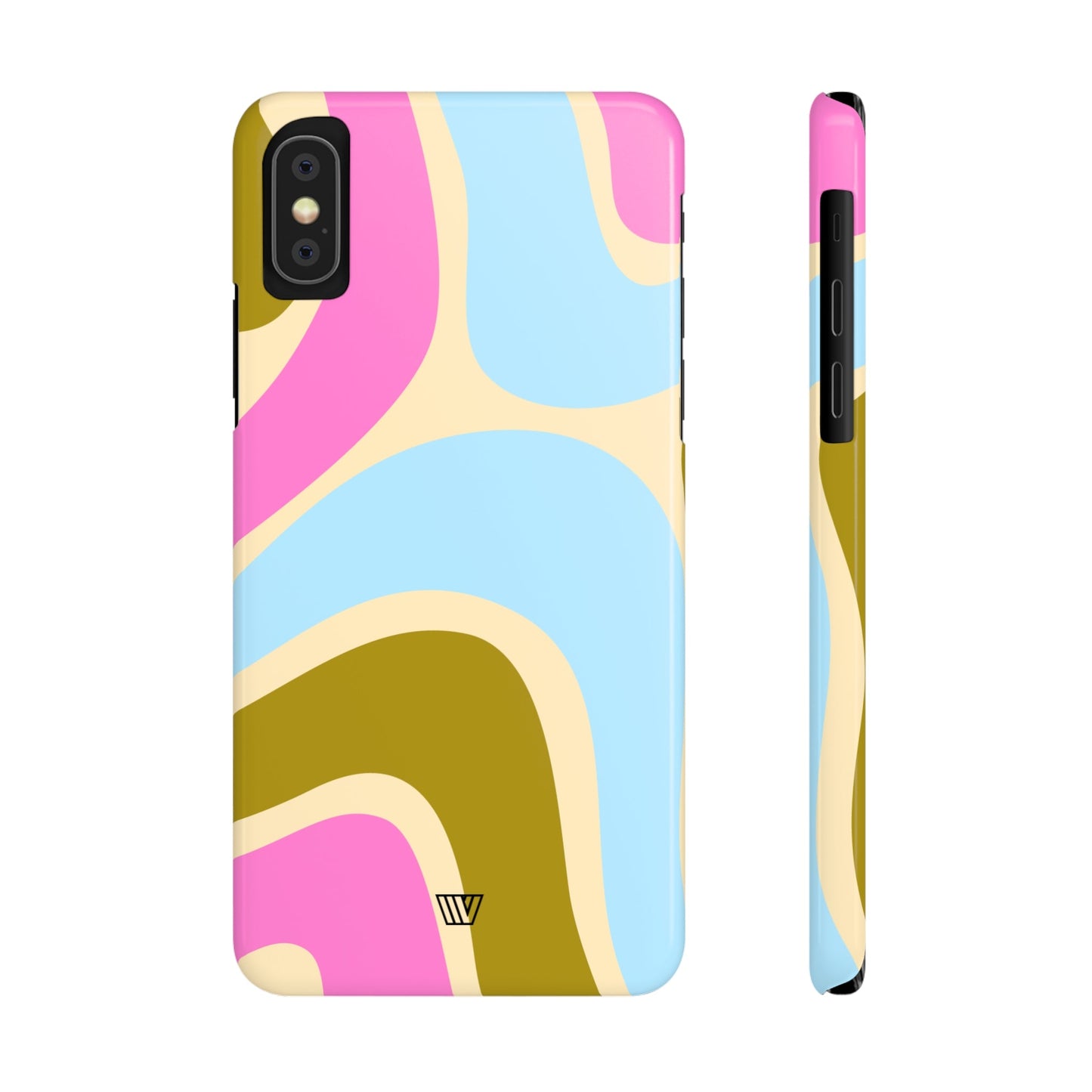 LARGE GROOVY WAVES | Slim iPhone Case