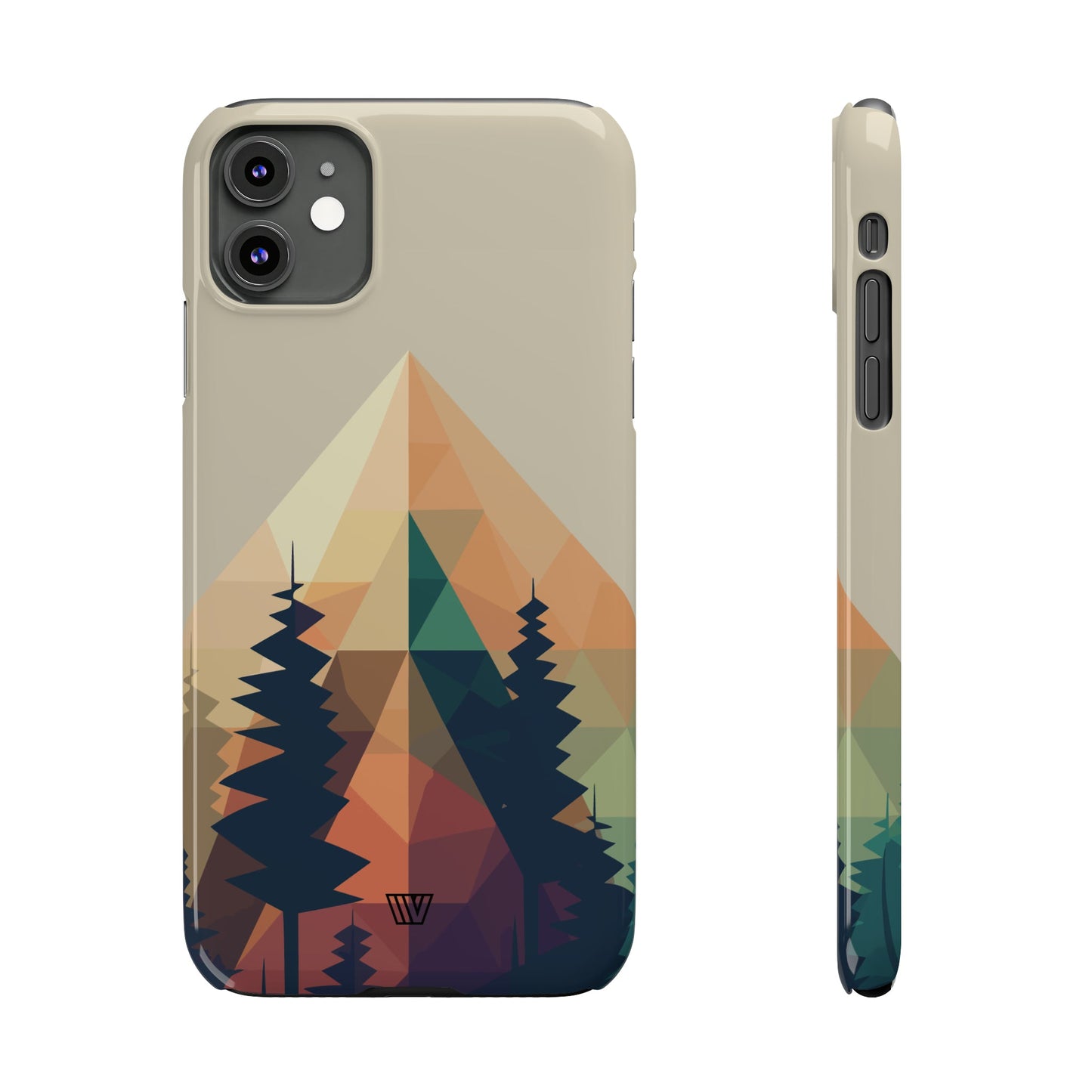 ABSTRACT MOUNTAIN PEAK | Slim iPhone Case