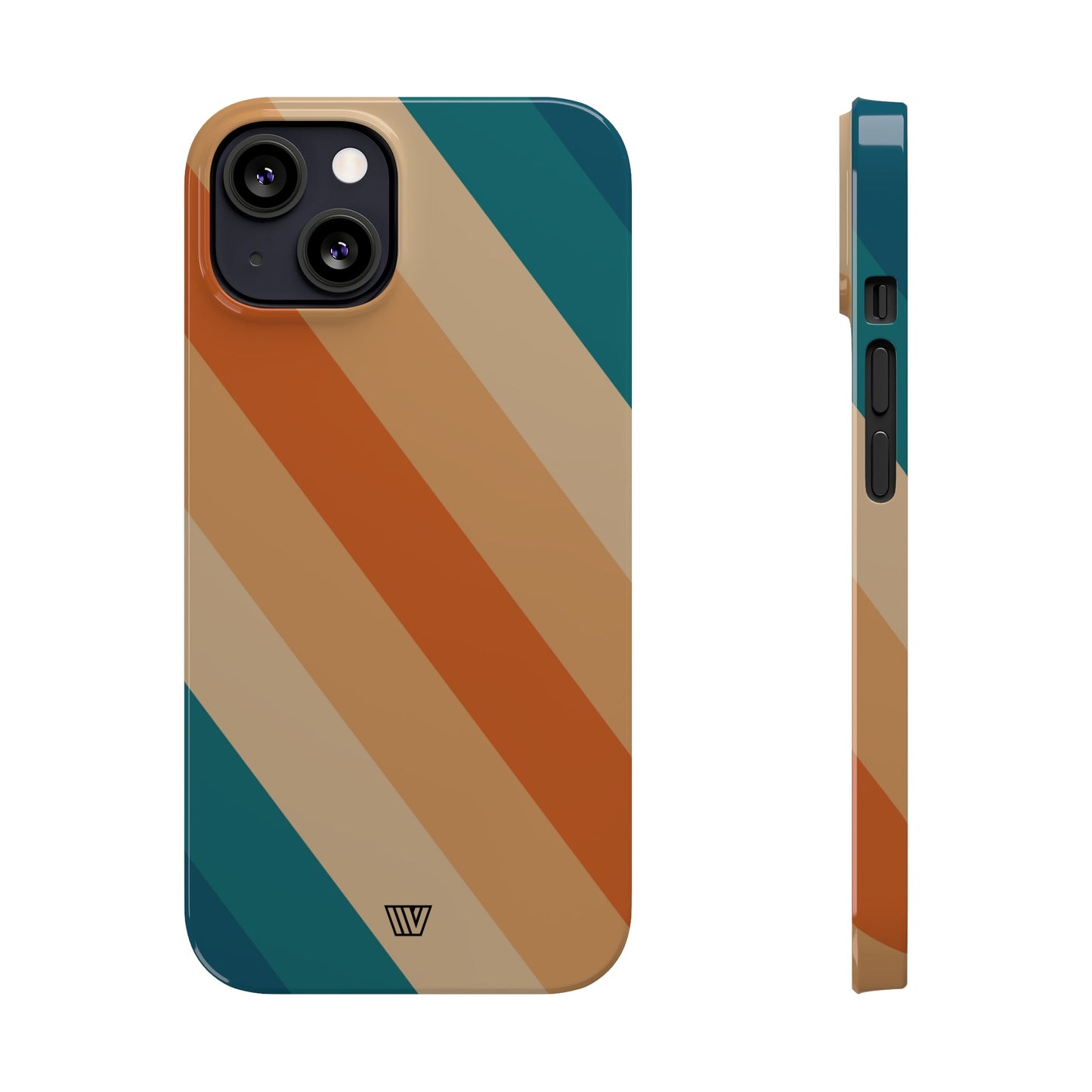 70s RETRO STRIPE | Slim iPhone Case