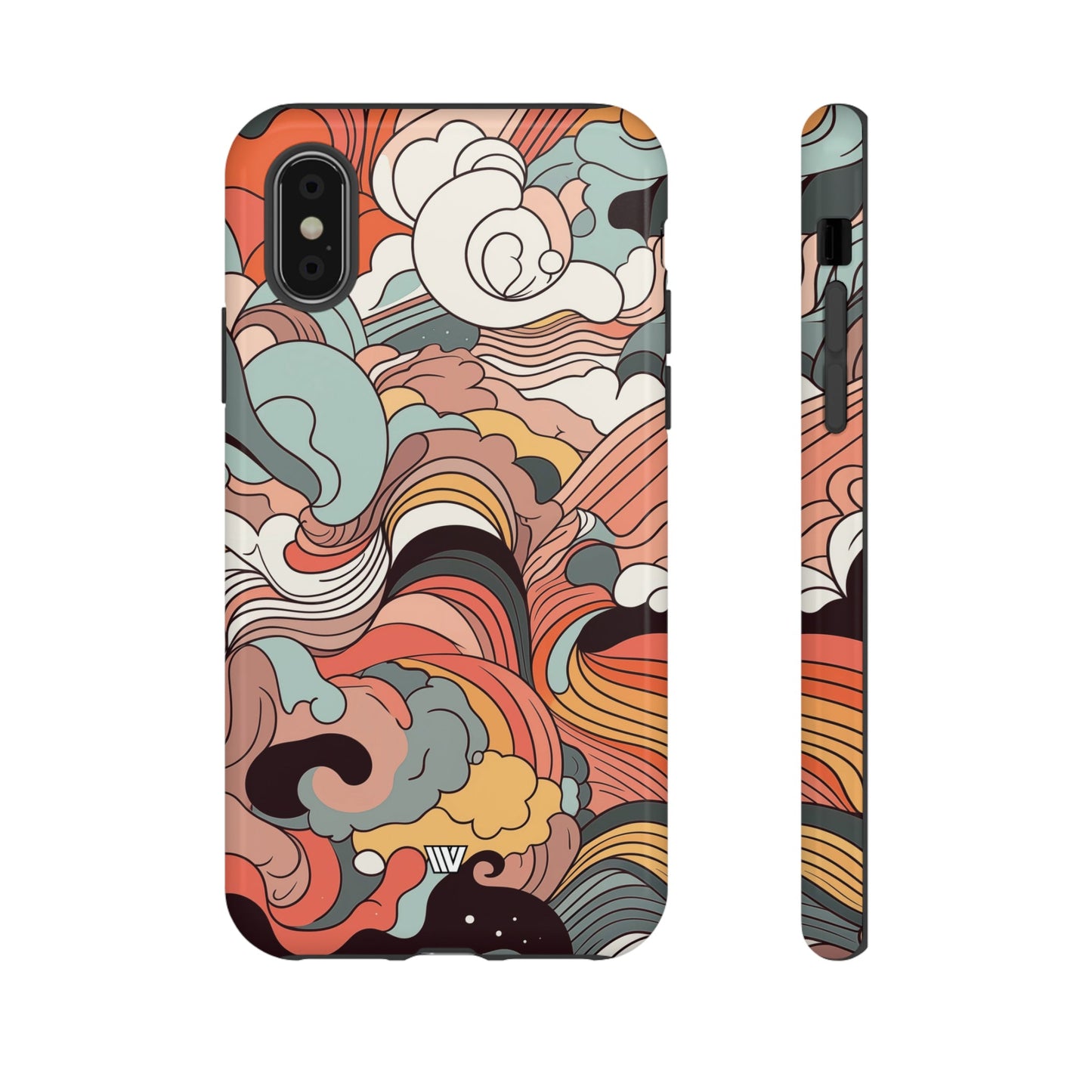 ABSTRACT DOODLE CLOUDS | Tough Phone Case