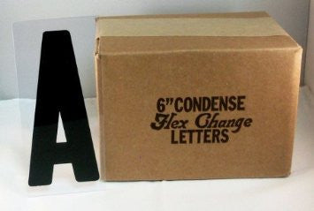 Flex/pvc letter set for Portable Roadside Signs