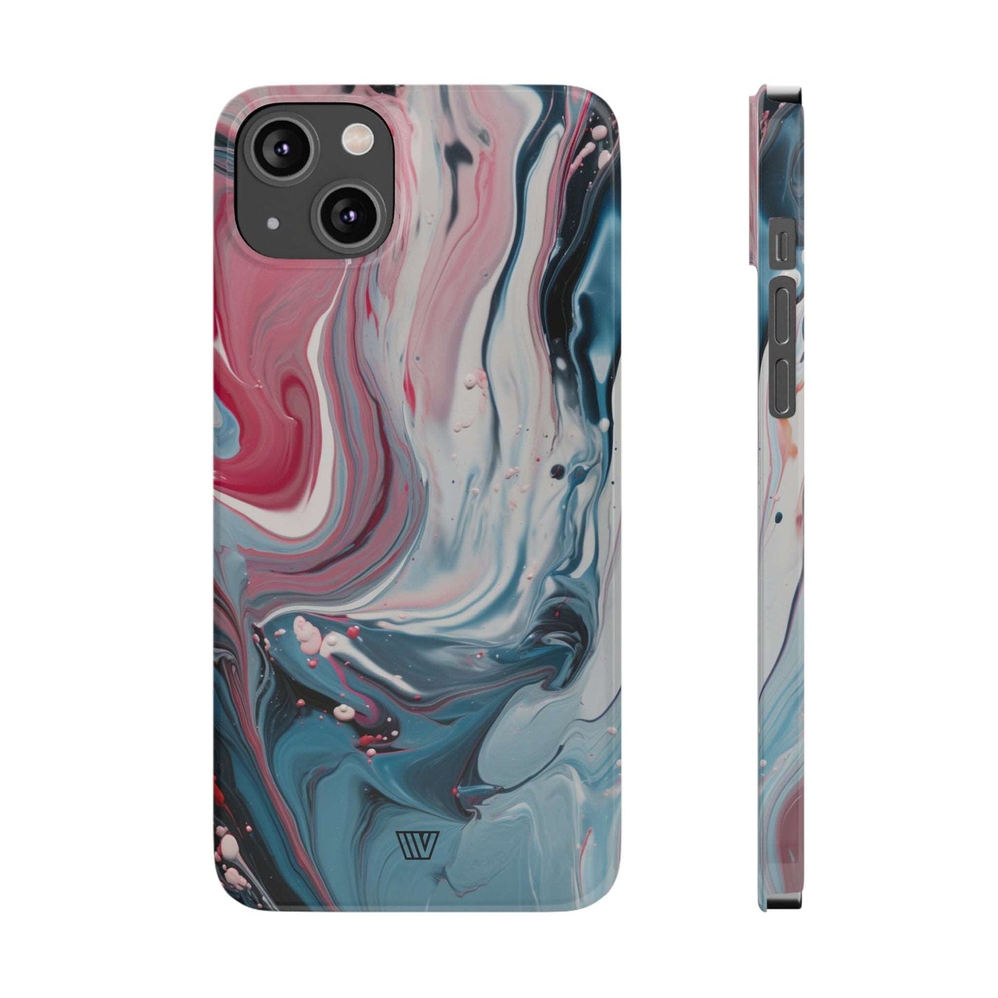 BLUE PASTEL SWIRL | Slim iPhone Case