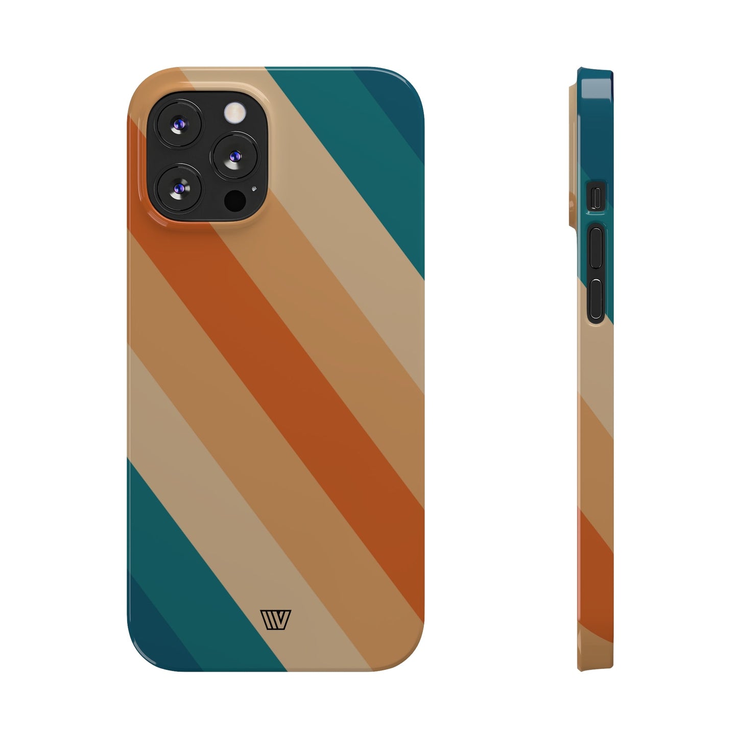 70s RETRO STRIPE | Slim iPhone Case