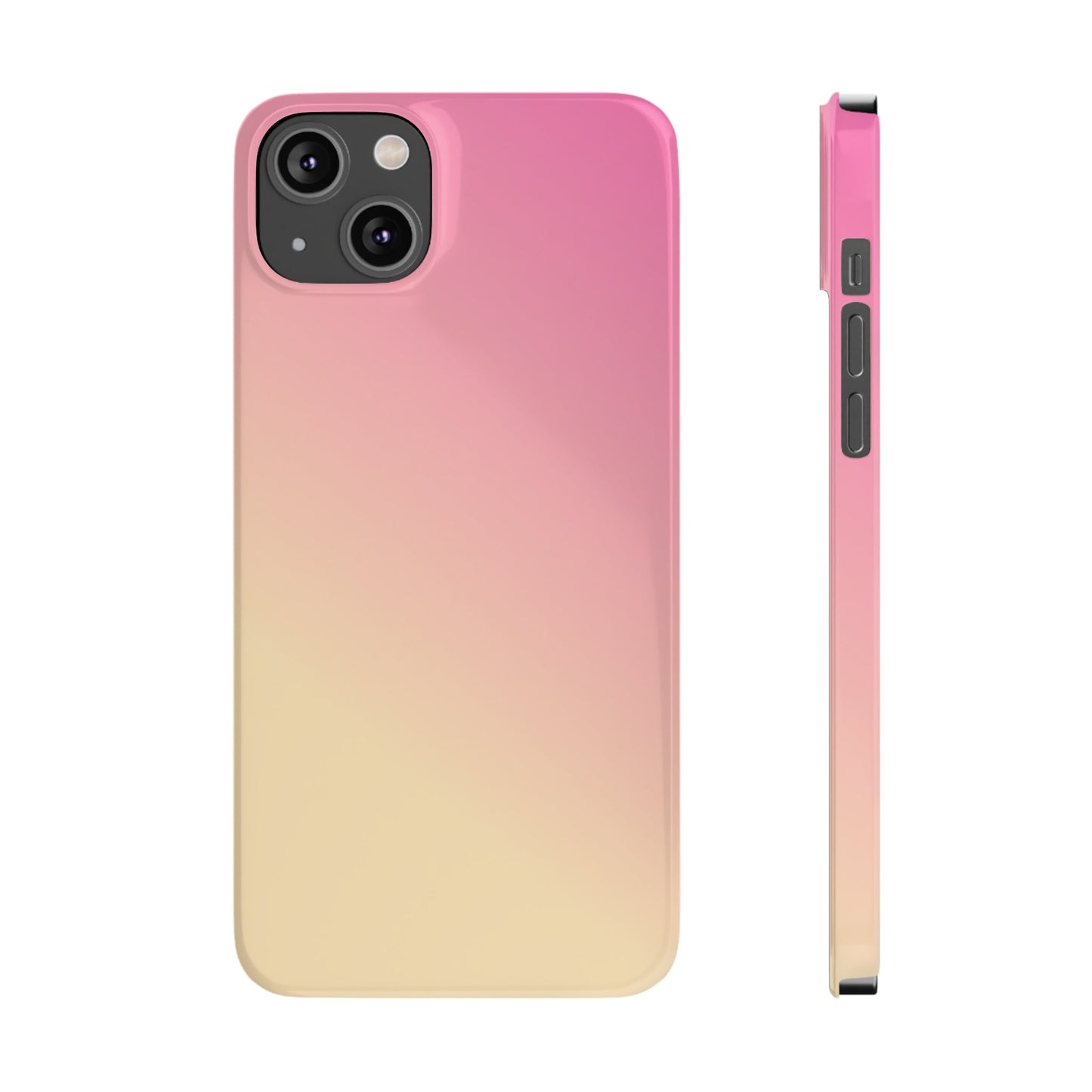 PINK YELLOW GRADIENT | Slim iPhone Case