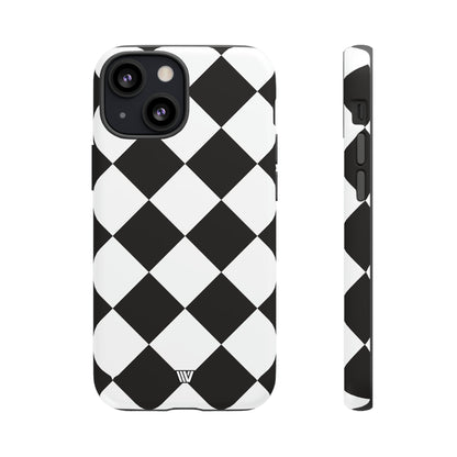 BLACK & WHITE DIAMOND | Tough Phone Case