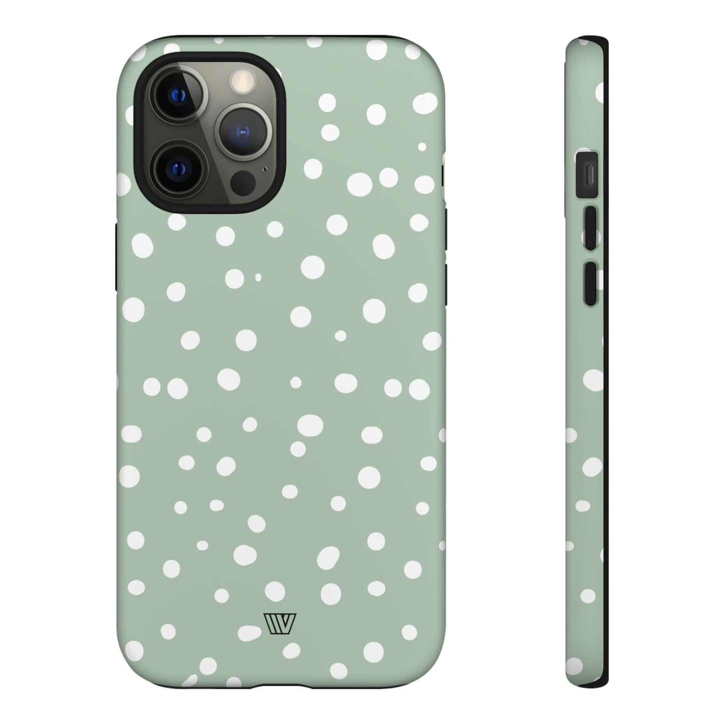 PASTEL GREEN DOTS | Tough Phone Case