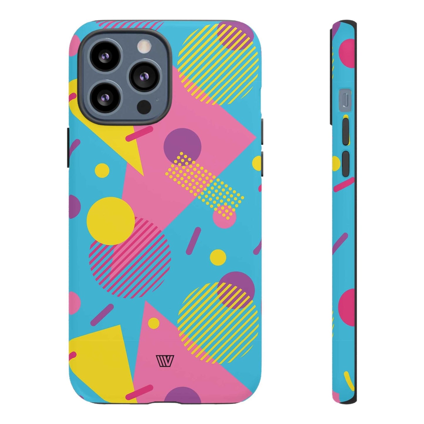 80s / 90s RETO PATTERN LIGHT BLUE | Tough Phone Case