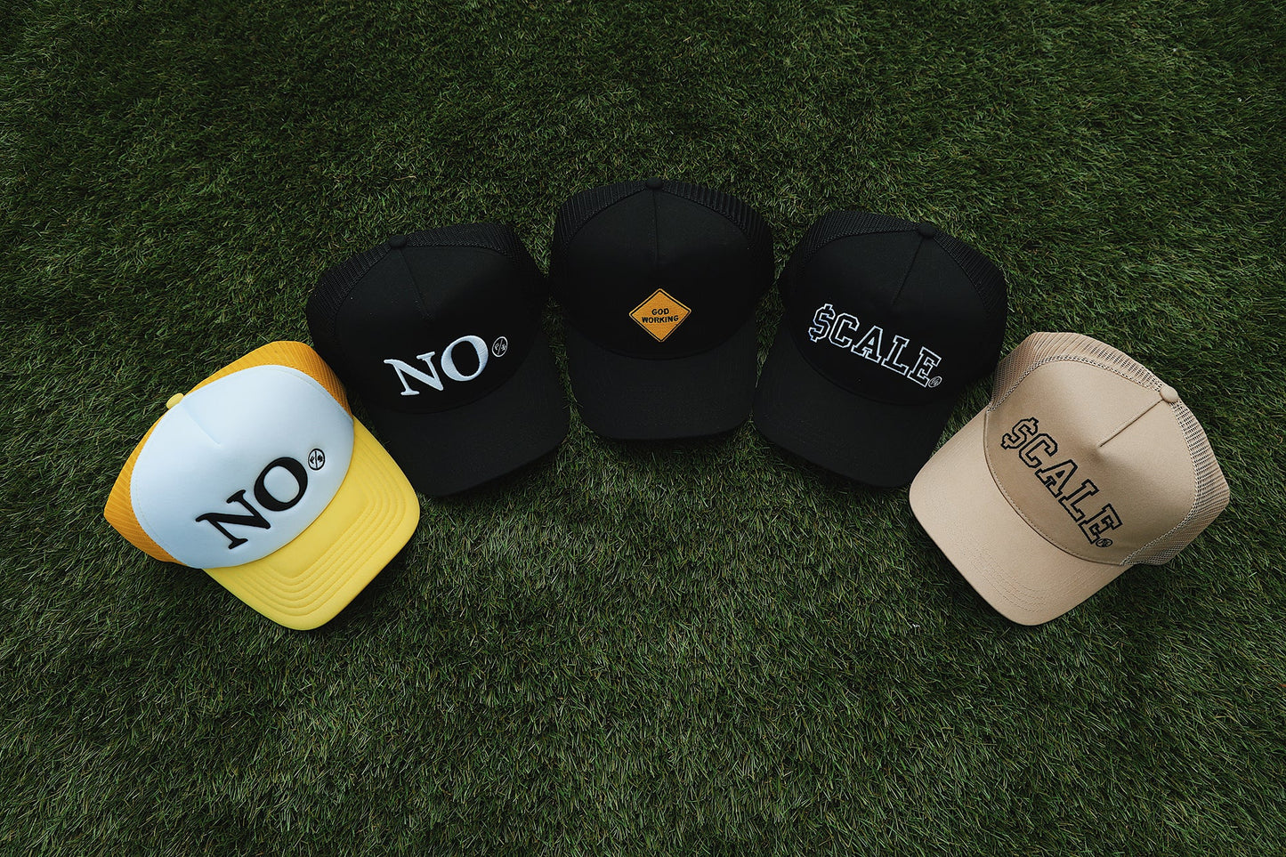 NO: Trucker Hat (Black or Yellow)