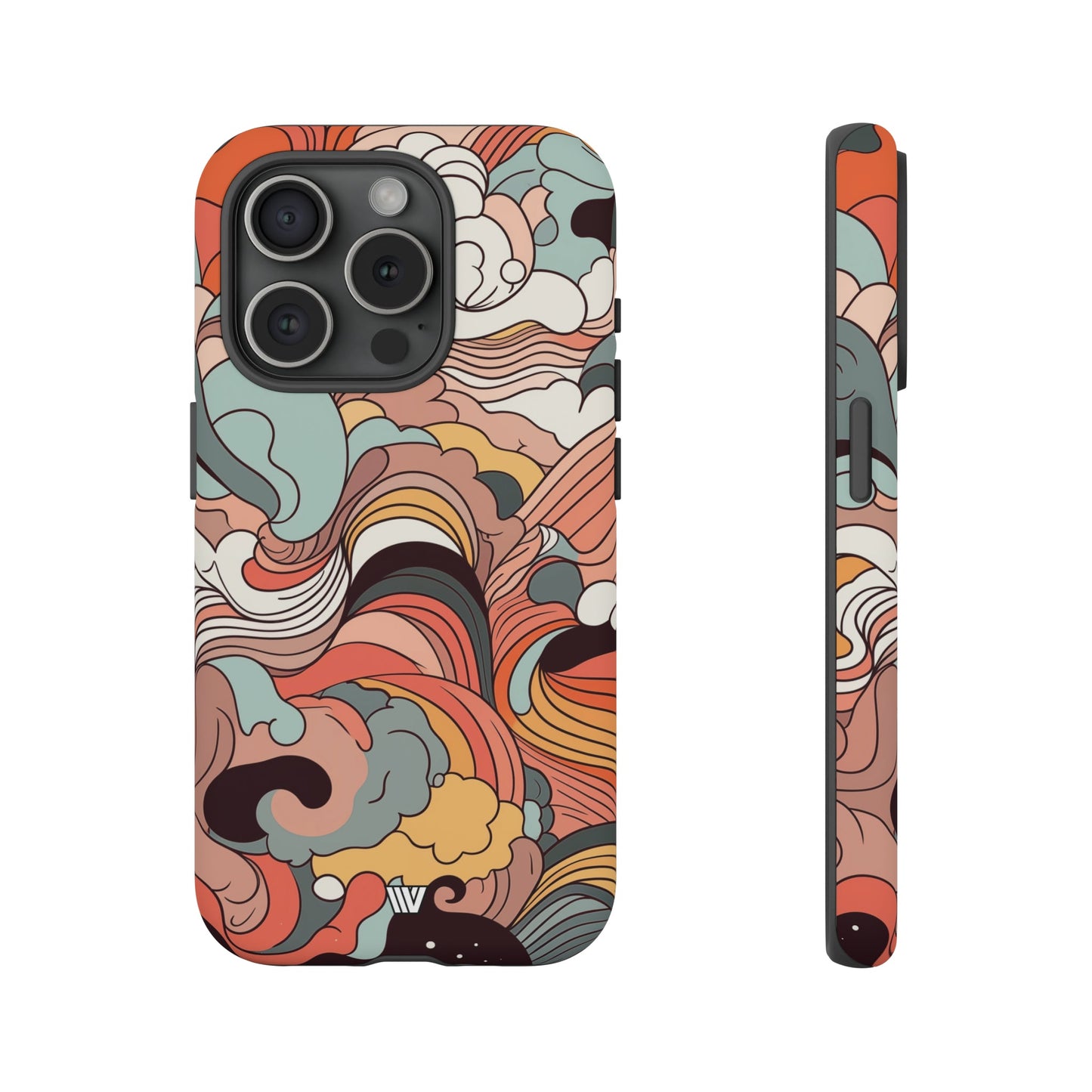 ABSTRACT DOODLE CLOUDS | Tough Phone Case