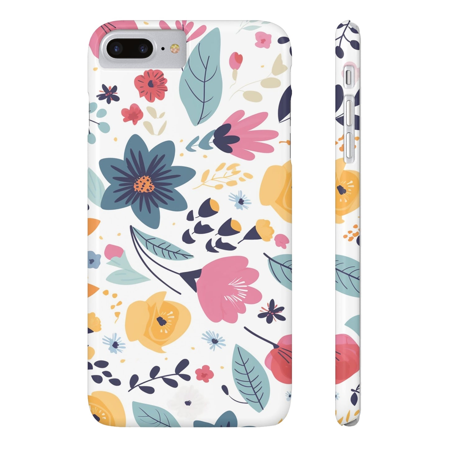 FLOWER PATTERN | Slim iPhone Case