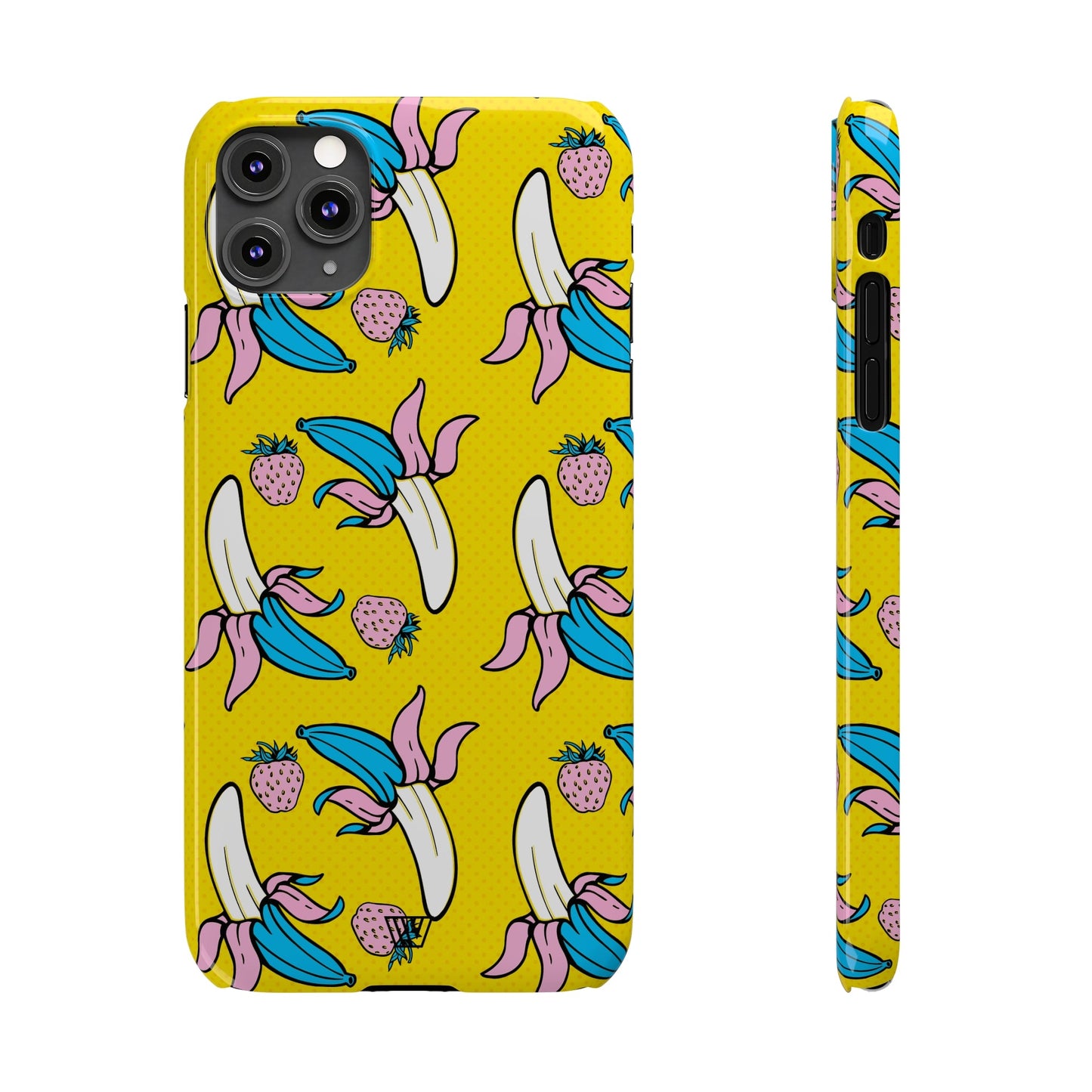 STRAWBERRY BANANA POP ART | Slim iPhone Case