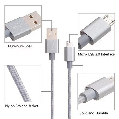 3 To Tango Apple Or Android Charging Cables 3ft-6ft-10ft All 3 Included