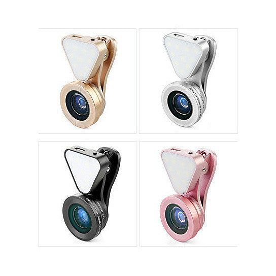 Glow Face 3 In 1 Photo Lens And Fill Lighting Clip