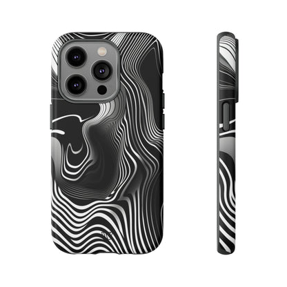 ABSTRACT ZEBRA STRIPES | Tough Phone Case