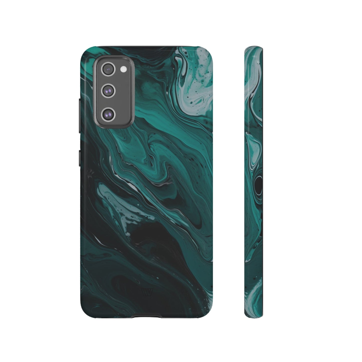 TEAL PAINT SWIRL | Tough Phone Case