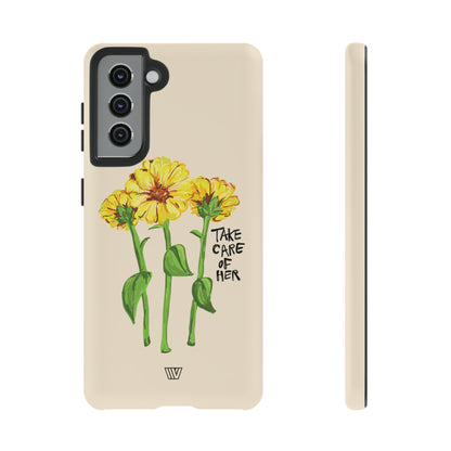 TAKE CARE OF HER | TROVVVE X EARTH FORMATIONS Tough Phone Case