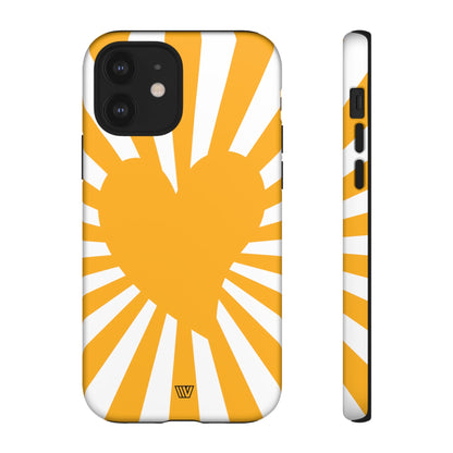 HEART SUN RAYS | Tough Phone Case