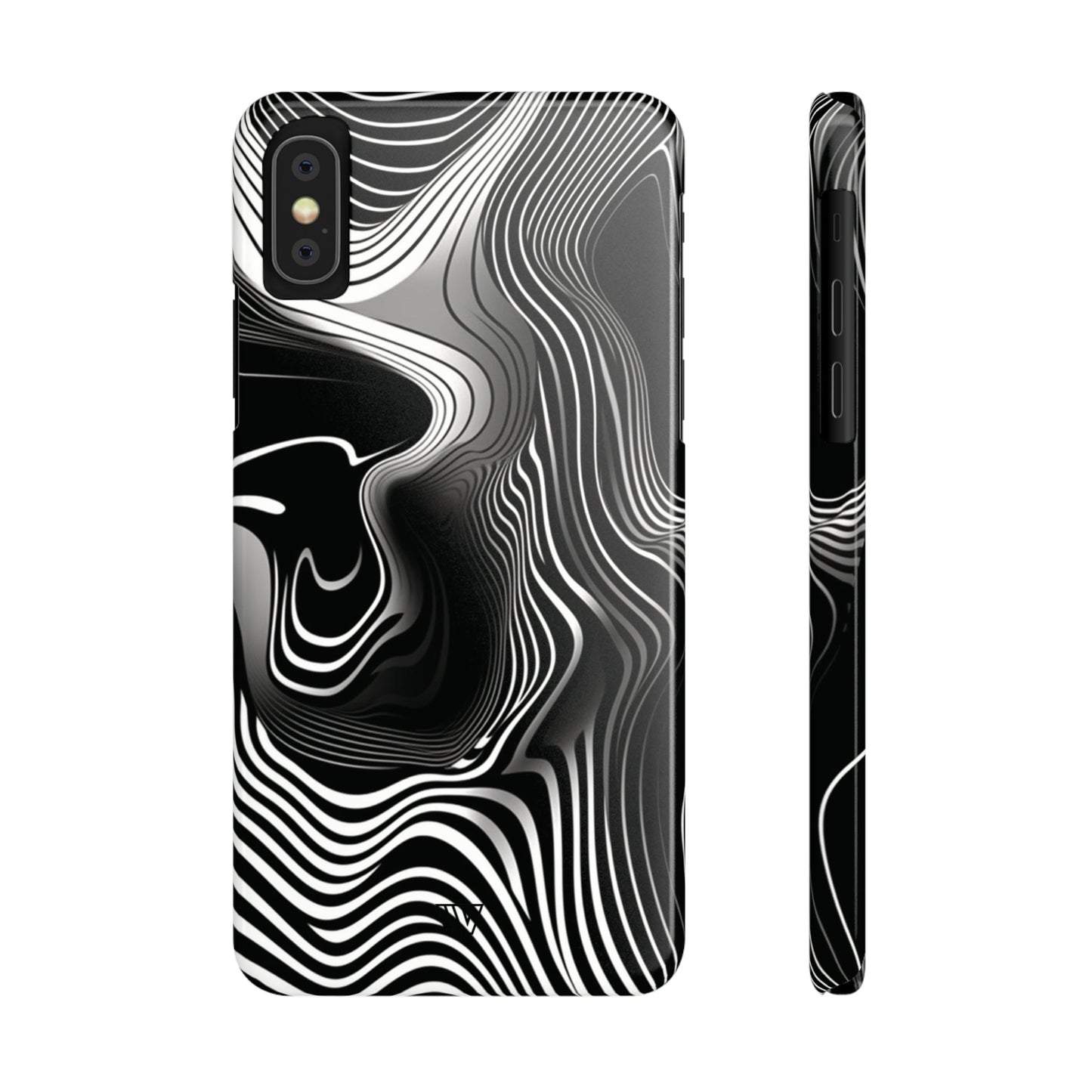 ABSTRACT ZEBRA STRIPES | Slim iPhone Case