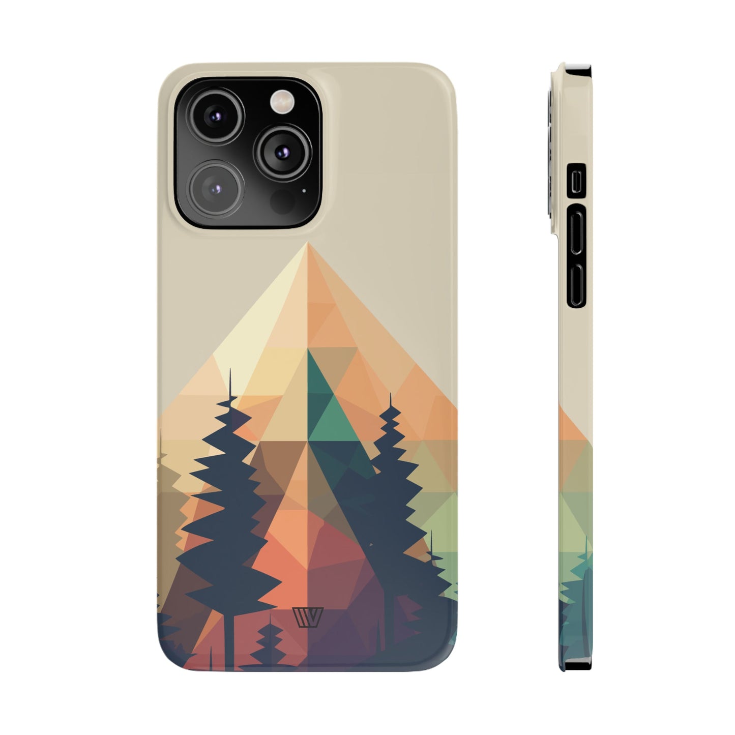 ABSTRACT MOUNTAIN PEAK | Slim iPhone Case