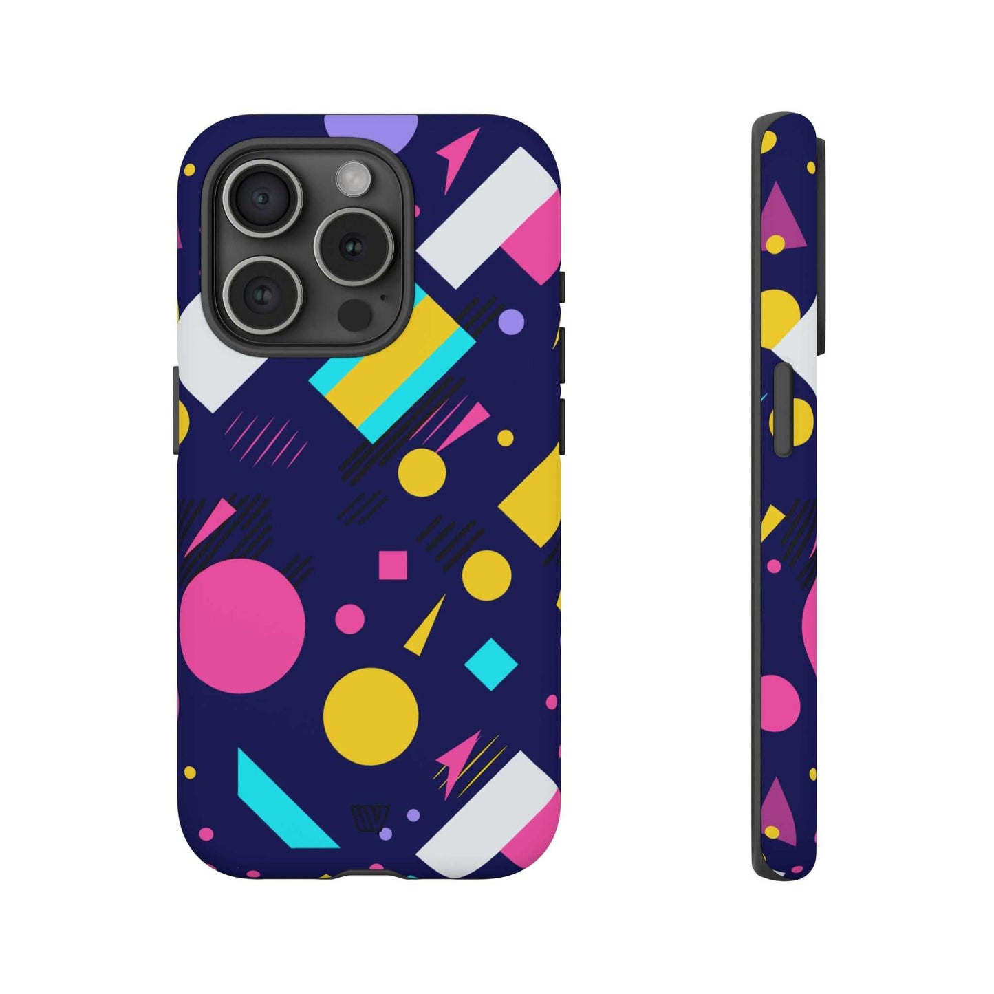 80s / 90s RETRO PATTERN DARK | Tough Phone Case