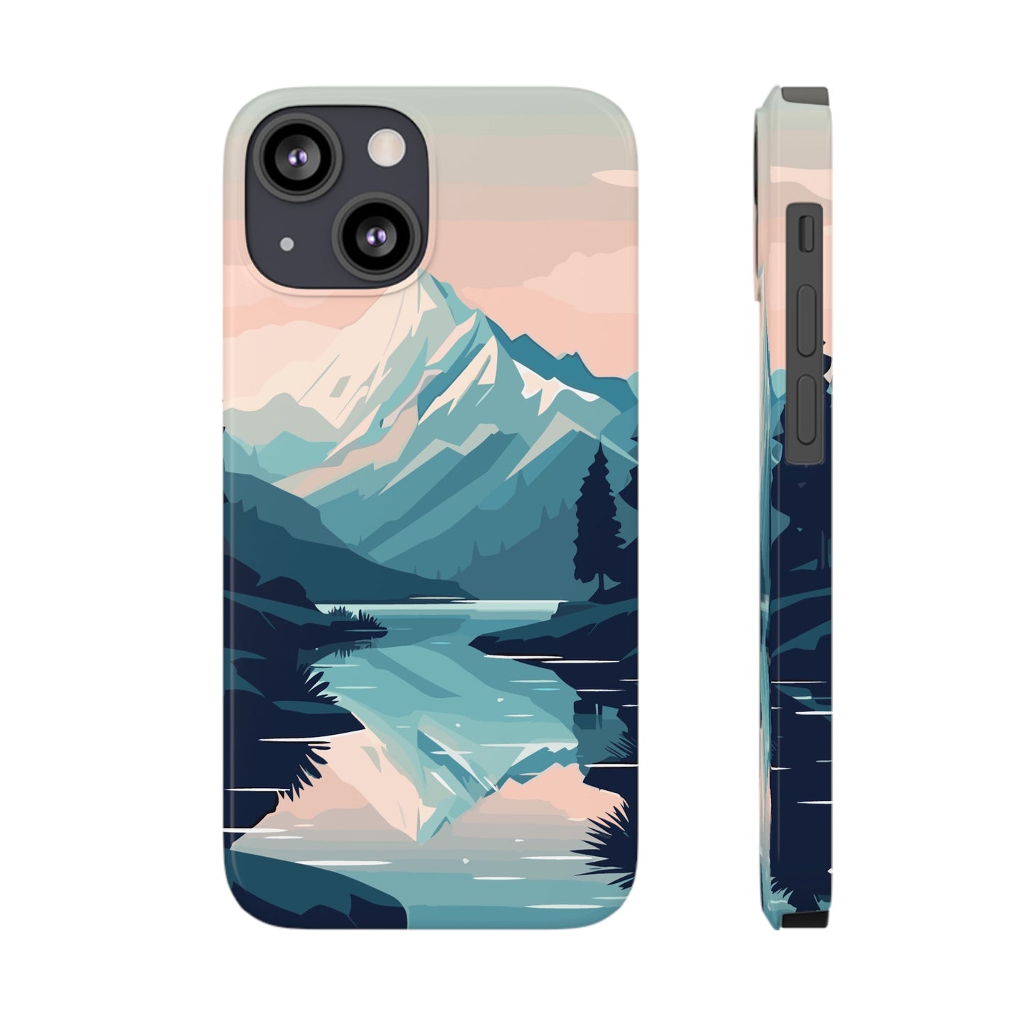 SNOWCAPPED MOUNTAINS | Slim iPhone Case