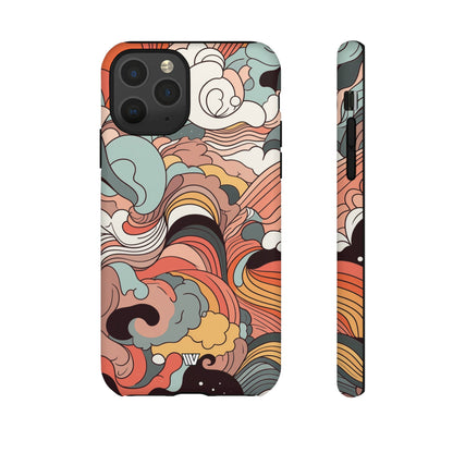 ABSTRACT DOODLE CLOUDS | Tough Phone Case