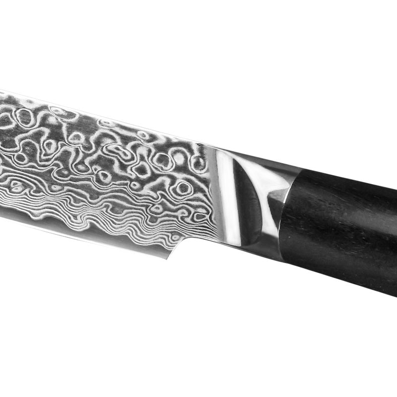 Damascus Steak Knife - Modern Cutting Elegance