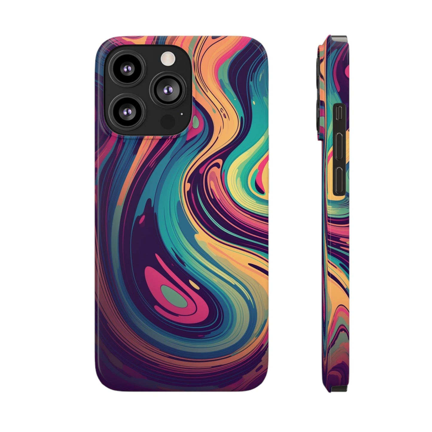 COSMIC LIQUID SWIRL |  Slim iPhone Case