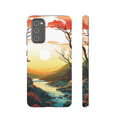 RIVER SUNSET | Tough Phone Case