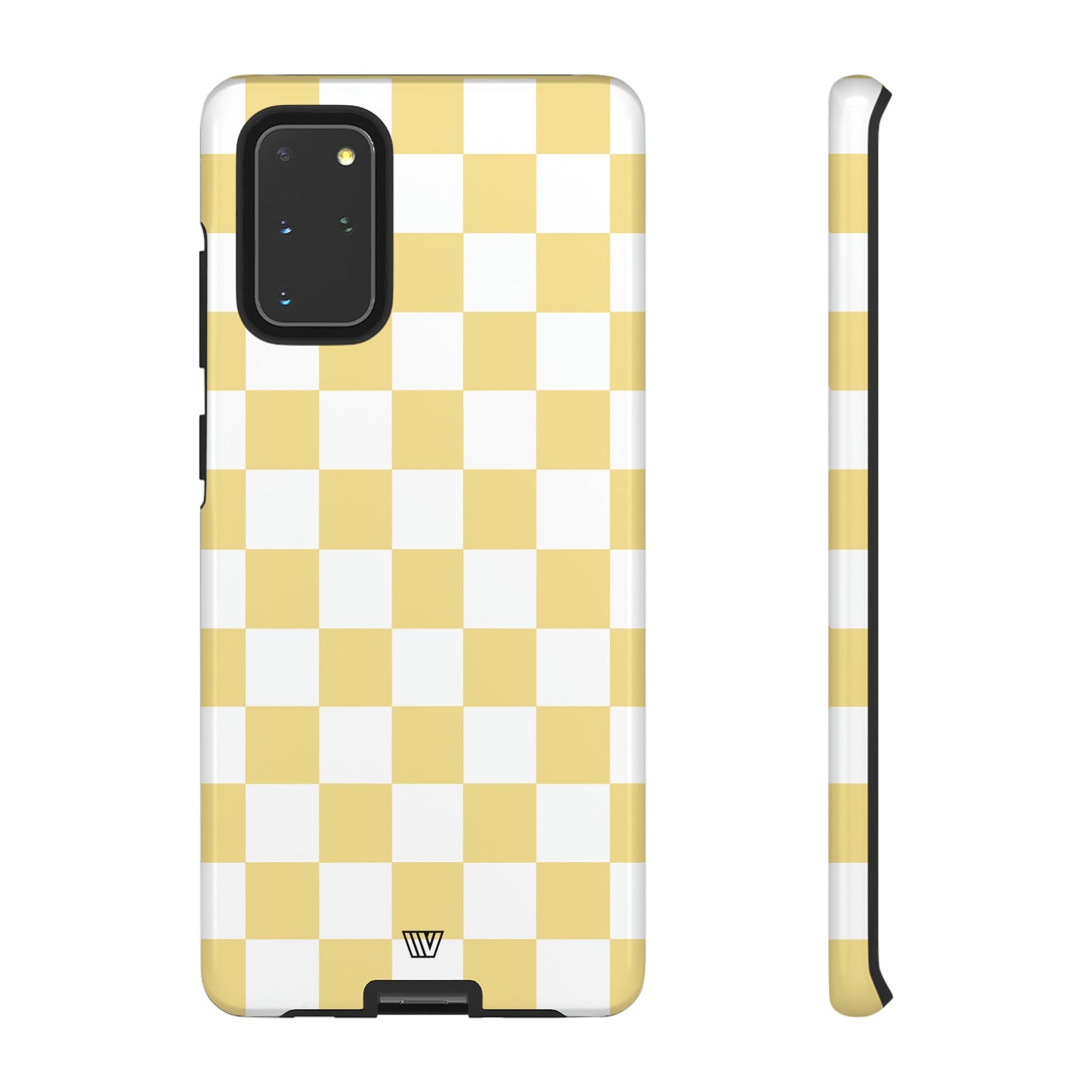 BANANA YELLOW CHECKERBOARD | Tough Phone Case