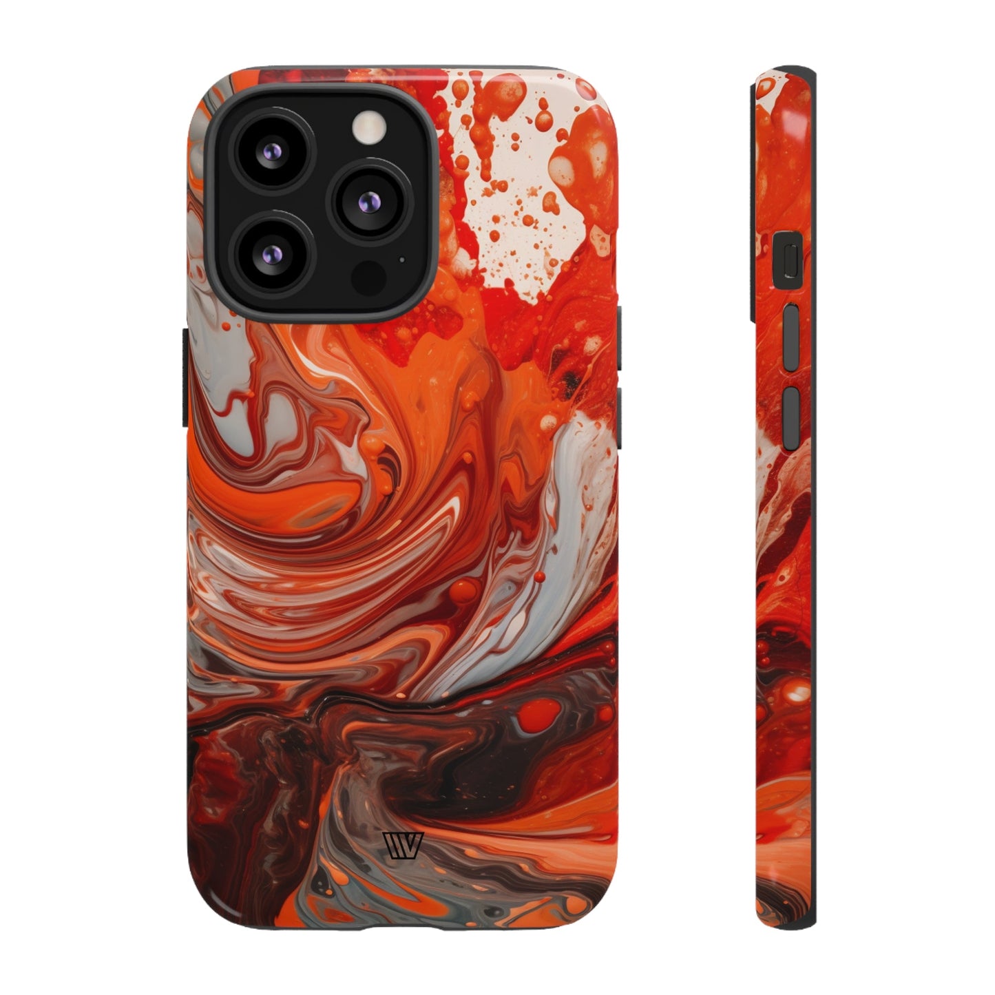 WHITE FIRE PAINT SWIRL | Tough Phone Case