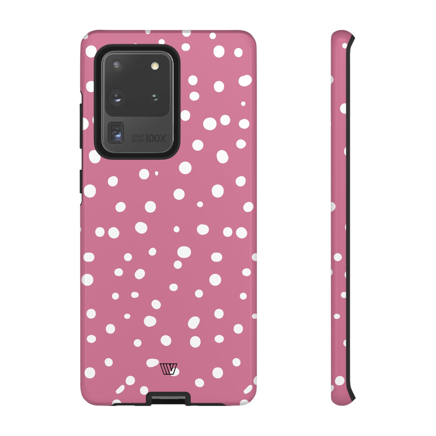 BLUSH RED DOTS | Tough Phone Case