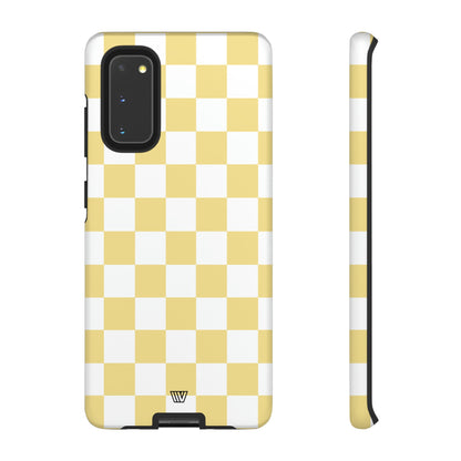 BANANA YELLOW CHECKERBOARD | Tough Phone Case