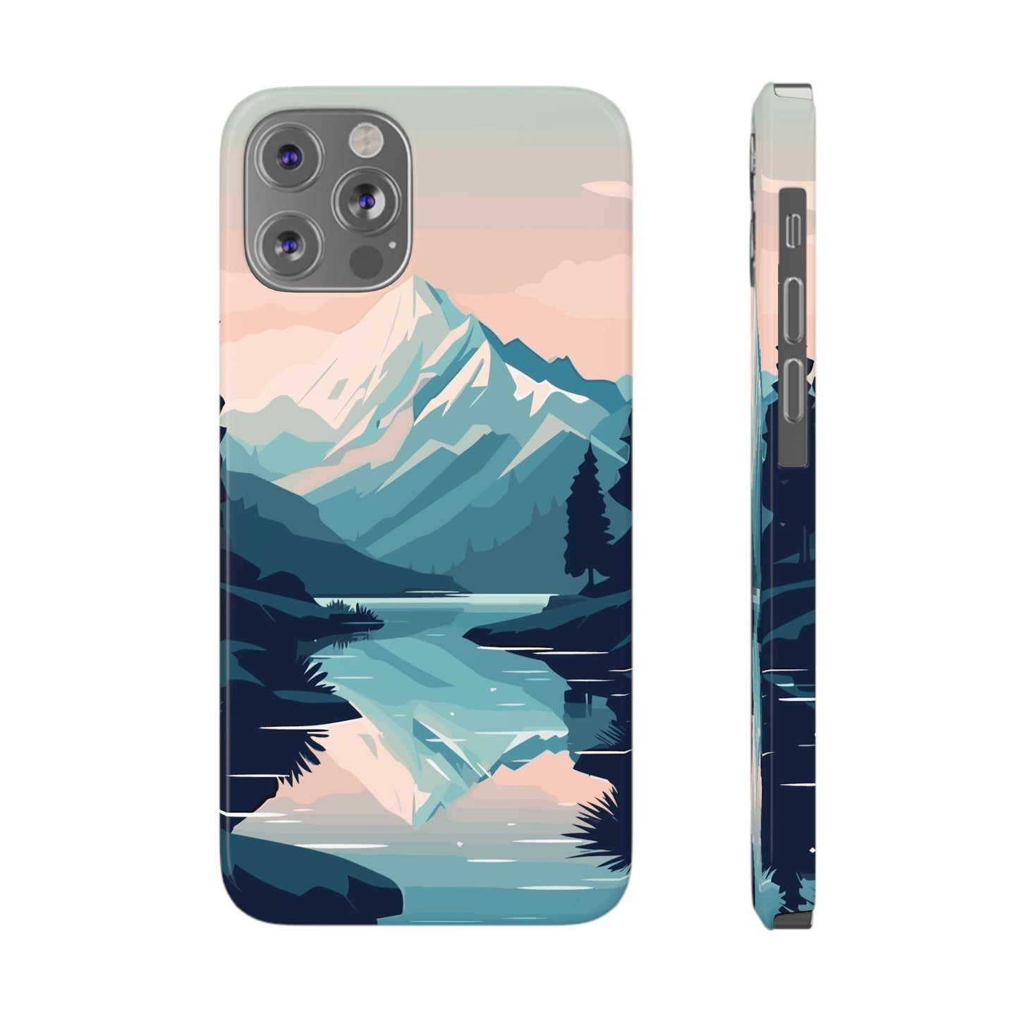 SNOWCAPPED MOUNTAINS | Slim iPhone Case