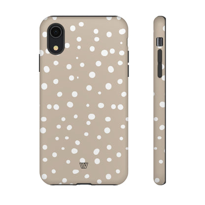 BEIGE DOTS | Tough Phone Case