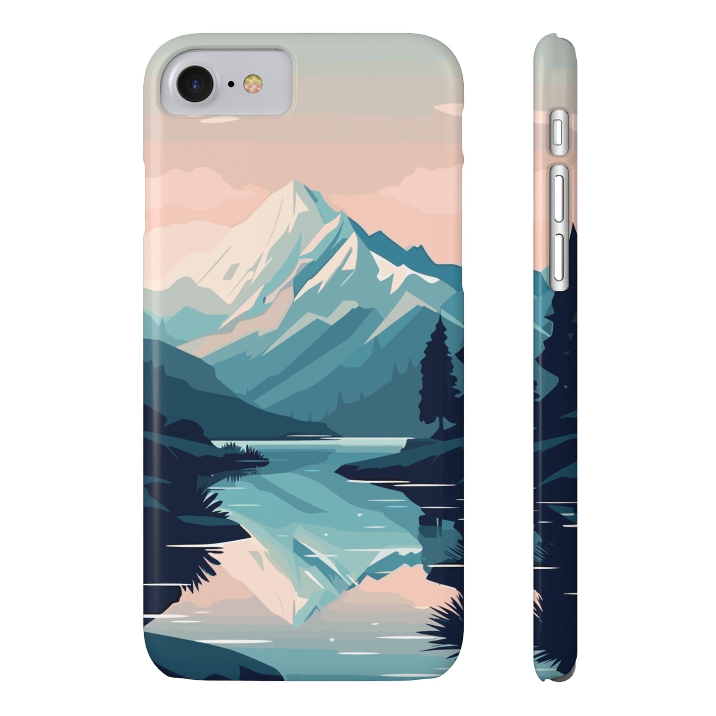 SNOWCAPPED MOUNTAINS | Slim iPhone Case